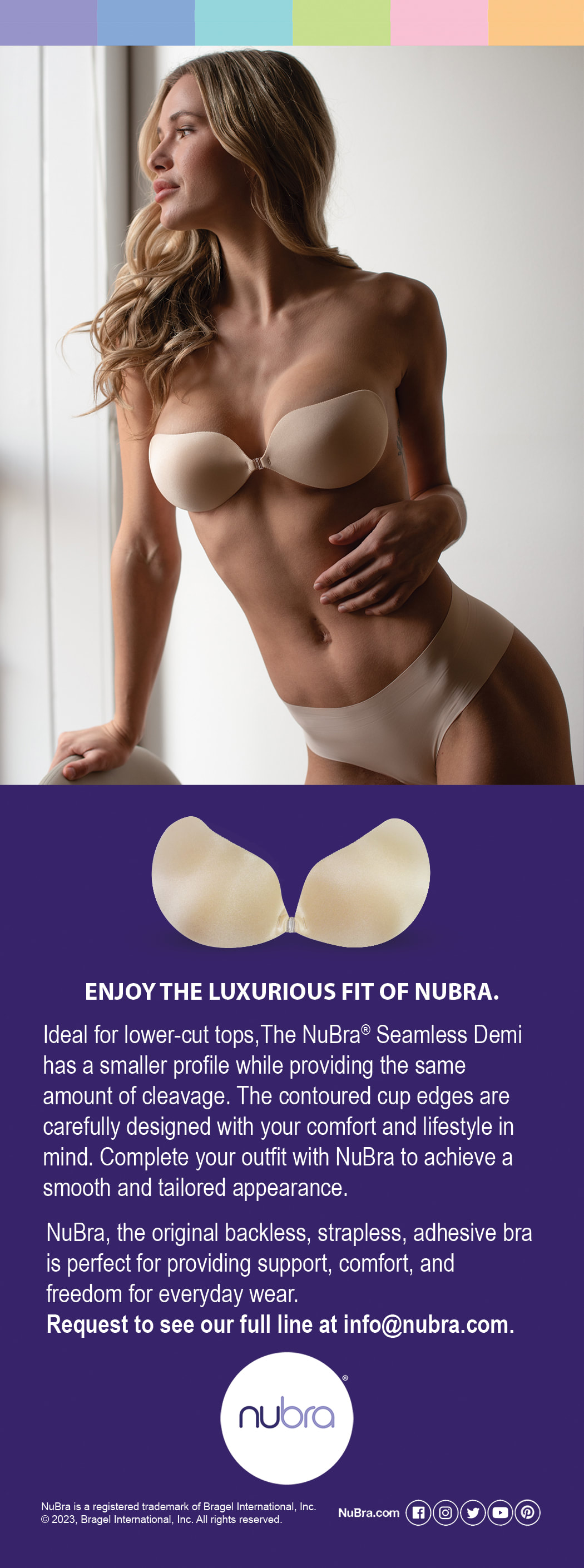 NuBra - Did you know we offer NUBRA silicone bra in a